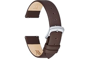 CORROPELLE Leather Watch Strap Bands Quick Release, Ultra-Soft Top Grain Nappa Leather Watch Straps for Women Men, Choice of Width 12mm 14mm 16mm 18mm 20mm 22mm for Watch & Smartwatch