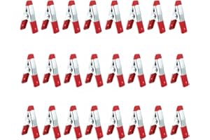 LongZYU Morsetti a Molla in Metallo 24 Pezzi Resistenti Clip a Molla Mollette Modellismo Con Rivestimento in Gomma per Campeggio Lavorazione Legno Strumento per Modellismo 2 Pollici