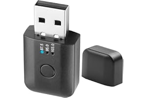 RTDHO Car Bluetooth 5.1 FM Transmitter, USB Bluetooth Adapter for Car Audio Wireless Bluetooth Car Transmitter with Hands-Free Calling FM Bluetooth Transmitter Receiver for Car Radio Stereo