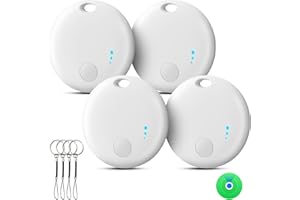 LOCLYNX Air Tracker Tags Smart Tag, Air Tag Schlüsselfinder 4er, Bluetooth Tracker Kompatibel mit Apple Wo ist? APP(Nur iOS), Finde und behalte Deine Sachen im Blick:Schlüssel, Geldbörsen, Gepäck, Rucksäcke