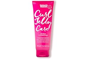 Umberto Giannini Curl Jelly Care, Vegan & Cruelty Free De-Frizz Conditioner for Curly or Wavy Hair, 250 ml