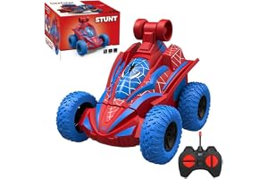 Spider Remote Control Car Stunt RC Cars 360° Rotating with 2.4GHz Toys Car Gift for Boys 3 4 5 6 7 8 9 10 11 12 (Red)