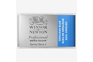 Winsor & Newton Professional - Vernici ad acquerello, vivaci e resistenti alla luce, pigmenti per artisti, GODET INTERO, colore: Blu Ceruleo