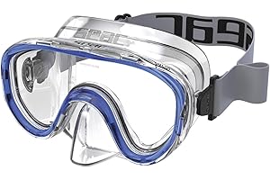 SEAC Viva, Maschera Subacquea per Snorkeling Monolente in Silicone per Bambini