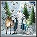 Produktbild Mosstars Painting 5D DIY Diamant Malerei Stickerei Malerei Teil Runde Diamant Malerei Wohnkultur Geschenk Embroidery Painting Cross Stitch Bedroom Living Room Office Decoration 30x30cm