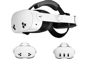 Head Strap for Meta Quest 3/3S,Comfort Adjustable Elite Strap Replacement for Oculus Quest 3/3S Reduce Pressure,Soft Cushion VR Headset Accessories (Meta Quest 3S / Quest 3)