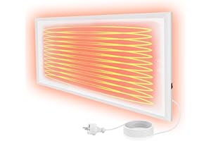 Mursche Infrarotheizung Energiesparend Infrarot Wandheizung-170W Heizung Elektrisch Wand Elektroheizung mit Wandmontage Überhitzungsschutz Wandmontage Heizkörper für Küche Schlafzimmer Wohnzimmer