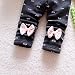 Zhuannian Baby Girls Bowknot Fleece Lining Leggings Trousers (2-3t, Grey bow)
