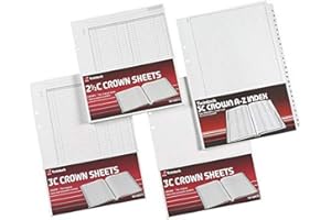 Rexel Twinlock Crown 3C Refill Sheets Double Cash Ledger (Pack of 100 Sheets)