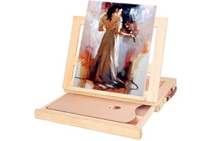 UVAN ART Table Easel Stand Easel Stand for Wedding Wooden Easel Drawing Board Artist Easel Mini Easels Drawing Boards for Artists 13.2"/33.5cm*10.1"/25.8cm*1.7"/4.5cm