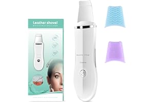 Bwaliffury Peeling Ultrasónico Facial, Skin Scrubbe, Espatula para Limpieza, 3 Modos Limpiador Facial Ultrasónico, Depurador de Piel para Limpieza Profunda para Eliminar Puntos Negros y Reafirmación