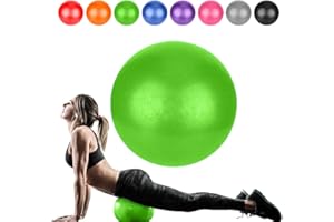 GOONIDY Palla Pilates Piccola, 25 cm Fitball Softball da Fitness, Soft Fit Ball Pallone Palloni Attrezzi per Yoga Ginnastica Fisioterapia Ritmica Gravidanza Casa Bambina (Formazione Base & Migliora Saldo)