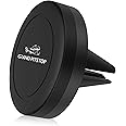 GRAND PITSTOP Car Mobile Holder, Universal Magnetic Air Vent Car Mount Claw Grip Sturdy Super Strong Phone Holder for car, for Smartphones, Mini Tablet, Maps and GPS Navigation, 360° Rotation Black