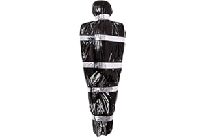 BAVOKON Halloween Decorations Dead Body Bag Prop,Grave Dead Body Haunted House Decor,Fake Corpse Dead Body Bag Outdoor Haunted House Prop,Creepy Hanging Corpses Props For Halloween Garden Haunted House Decor