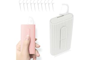 CEZKFH Zahnseide Stick, 2 Stück Nachhaltige Zahnsticks Für Zahnreinigung - Vegane Zahnseidenhalter - Ungewachste Dental Floss Picks Für Zahnhygiene - Dental Sticks Für Erwachsene Und Kinder