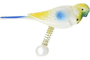 Rosewood Boredom Breaker Budgie On Spring Bird Toy