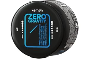 Kemon - Zero Gravity, Pasta Modellante Ultrafissante, Effetto Opaco E Tenuta Estrema A Lunga Durata, A Prova di Gravità, Ideale Per Acconciature, 100 ml