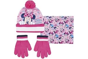 CERDÁ LIFE'S LITTLE MOMENTS Artesanía Cerdá Cappello, Guanti e Sciarpa di Minnie Mouse