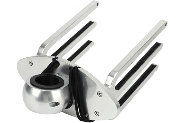 Wakeboard Tower Rack Justerbar Vinkel Wakeboardhållare Fäste Polerad Aluminiumlegering för 1,89 Tum 2,36 Tum 2,48 Tum Klämslang