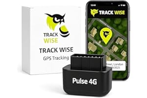 Track Wise Pulse 4G GPS Car Tracker | Plug & Play OBD Vehicle Tracking Device | Real-Time Location, Route History & Alerts via App | Easy Setup for Cars, Vans & Fleet Management