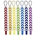 Blulu Dummy Clip Holder Rainbow Color, 7 Pack