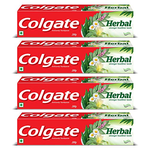 Colgate Herbal Anticavity Toothpaste - 200 g (Pack of 4)