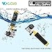 Produktbild WoCase GoPro Handler DualFloat Floating Handle Hand Grip for GoPro HERO4 HERO3+/3/2/1 Cameras for ALL water sports (Scuba Diving Compatible/Storage Compartment/Lost Preventing Wrist strap/Portable with Carabiner)