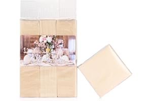 LEKOCH 600 PCS Disposable Tree free Bamboo Paper Napkins 100% Compostable and Eco 2 Ply Tissue Wedding Dinner Napkins 25 * 25CM