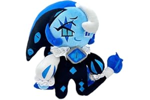 Super JAKES Shadow Milk Cookie Plush, Cookie Run Kingdom Plushies Pillow for Game Fans,Stuffed Figure Doll Birthday for Boys Girls (Shadow)