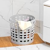 Porsima 25100-1 Telescopic Folding Basket Foldable Laundry Basket Medium Size Folding Laundry Basket Gray 15lt Grey