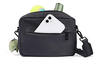 COOWONE Leckerlitasche für Hunde Gassi Tasche Hund Hundeleckerli Tasche Wasserdichte Hundeleckerlitasche Umhängetasche Eingebauter Hundekotbeutelspender Leckerlitasche für Hund zum Training