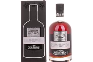 RUM NATION - Demerara Solera N.14 - Rhum Vieux Ambré - Origine : Guyane Britannique - Notes d'Epice & Cacao - 40 % Alcool - 70 cl