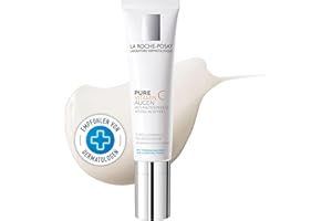 ‎LA ROCHE-POSAY La Roche Posay Pure Vitamin C Augen, Anti-Aging-Augencreme mit Vitamin C und Hyaluron für empfindliche Haut, Auffüllende und regenerierende Anti-Falten-Augenpflege, Hautberuhigend, 15 ml