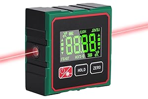CMANLNYK Digital Angle Finder - LCD Display Inclinometer Angle Gauge Protractor, Bevel Gauge Trend Angle Ruler, Spirit Level Angle Finder Tool, DIY Woodworking Level Box Carpentry Equipment