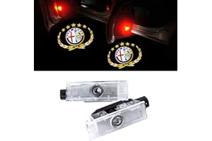 GEEANDLY 2 pezzi auto porta Logo illuminazione Entry proiettore cortesia passo fantasma ombra proiettore luci benvenuto Luce Kit