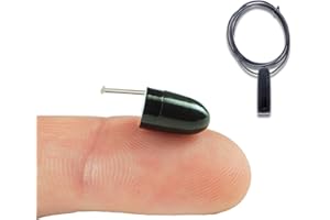 PingaOculto Pinganillo Bluetooth Movil para Examenes VIP Pro Oculto Invisible con Micrófono - Auricular Espia Inalambrico Examen Llamadas (Pinganillo VIP Pro UltraMini Bluetooth Micrófono Integrado)