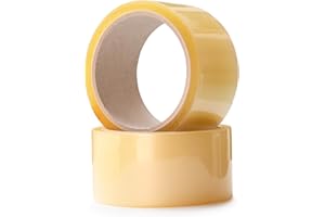 masquepack x1 Cinta Adhesiva de Embalar Acrílica Transparente para Embalaje Resistente y Duradero. Paquete de 1 precinto (1, Transparente, 48 mm x 66 metros)