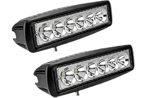‎LOSPITCH Lospitch LED Arbeitsscheinwerfer LED Scheinwerfer für auto,LKW,traktor,Offroad,SUV,ATV,Rückfahrscheinwerfer led，IP67 Wasserdicht (2 Stück, 18W)