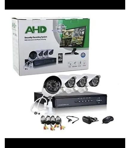 Kit Videosorveglianza 4 Canali Con Monitor HD Infrarossi NVR