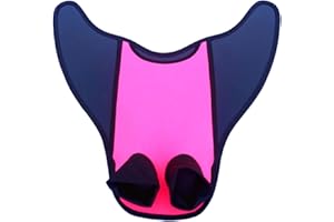Gereton One-piece Mermaid Fins, Swim Monofin for Kids/Adults, Girls Mermaid Tail for Swimming Mermaid Foot Fin Training, Swimming Training Fins for Kids and Adults, Hot Pink