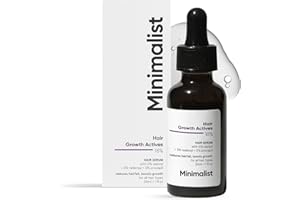 Minimalist Hair Density Serum 18% | Hair Growth Serum| Procapil, Capixyl, Redensyl, Anagain & Baicapil | Hair Fall Control & Hair Thickening | Women & Men | 30 ml