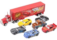 7 Pieces Cars Toy Set Deluxe Cars Toy Set Gift for Kids Birthday Gift Idea
