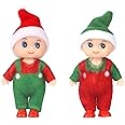 Christmas Baby Elf Doll for Boys&Girls - Mini Elf Toy Accessory for Kids Xmas & New Year Gift, Stocking Stuffers