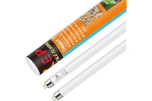 REPTI HOME UVB-Lampe T5 8W UVA 30cm, 2 Stück für Reptilien, Schildkröten, Bartagamen, Vögel