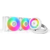 Arctic Liquid Freezer III - 240 A-RGB Intel/AMD Uyumlu, 240mm Radyat&ouml;rl&uuml;, 2x12cm P12 PWM Fanlı, Sıvı İşlemci Soğutucu Beyaz (