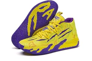 Hixingo Hommes Chaussure de Basketball Jeunes Sneakers Baskets Baskets de Basket-Bal Hautes Chaussures de Sport, Légères et Respirantes pour Mixte Homme Femme Jeunes Garçon