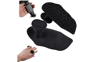 FERRADREND Poignées Antidérapantes pour Haltérophilie,Gants de Gymnastique d'Entraînement,Poignées sans Doigts,Poignées d'haltérophilie avec sac de Rangement,Gym Grip Silicone,Fitness Grip Pads en Caoutchouc