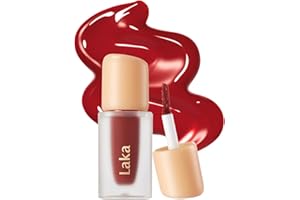 LAKA Fruity Glam Lip Tint Mini, Glowing Lip Stain with Wide Color Spectrum, Hydrating & Lightweight Texture, Long-Lasting Bold Stain, Non-Sticky, Vegan, K-Beauty​ (#104 Cherry)
