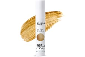 JOSH WOOD COLOUR Josh Wood Blending Brush (Dark Blonde) - Grey Root Touch Up Brush to Cover Regrowth in between Colouring - Instant Coverage - Temporary, WASHES OUT - Vegan (20ml)