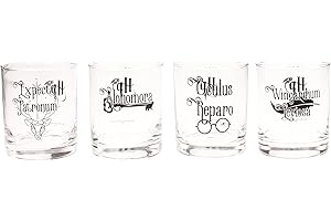 SD Toys SDTWRN21748 - Set di 4 bicchieri in vetro Harry Potter, multicolore